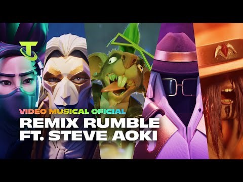 REMIX RUMBLE ft. Steve Aoki (Video musical oficial) | Teamfight Tactics