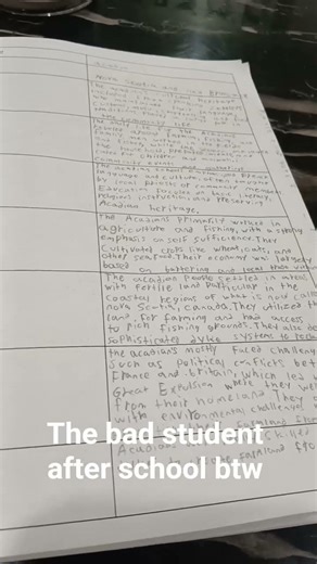 bad student after school