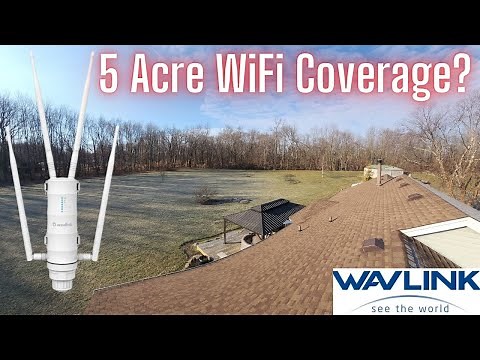 Expand WiFi Across 5 Acres! Wavlink AC1200 Outdoor Access Point Setup & Review
