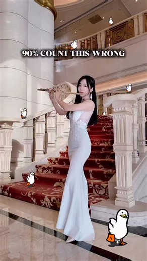 長笛姐姐🪄Lily Flute on Instagram: "90% COUNT THIS WRONG 🦆 Can you find all the ducks? 你看到的是 7、8，還是 9？ 👀 #Reels #viral #ducktrend #countchallenge #flute 長笛姐姐Lily"