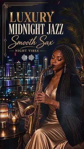 Luxury Midnight Jazz – Smooth Saxophone Melodies for Relaxation, Sleep & Elegant Night Moments