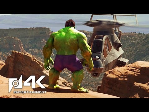 Hulk (2003): Hulk vs Helicopters