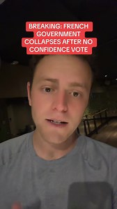 140K views · 7.5K reactions | BREAKING: French government collapses following successful no confidence vote. | Aaron Parnas | Facebook