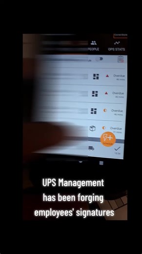 UPS Management Caught Forging Employee Signatures