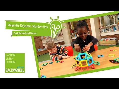 Magnetischer Bauspaß mit Köpfchen – Magnetic Polydron