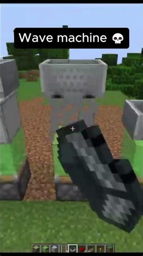 Minecraft Wave Machine ☠️ #minecraft #shorts