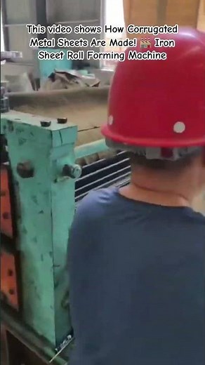 Incredibly Fast! 💥 Manufacturing Corrugated Iron Sheets in Factory