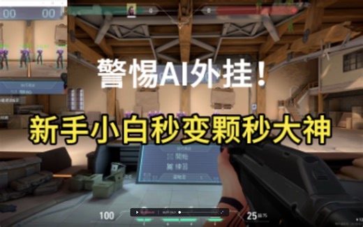 Valorant-瓦罗兰特ai助瞄训练场演示 基于yolov5目标检测