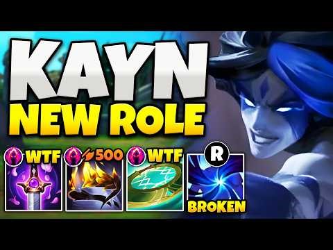 KAYN HAS A BRAND NEW ROLE IN LEAGUE OF LEGENDS! (NO LONGER A JUNGLER?)
