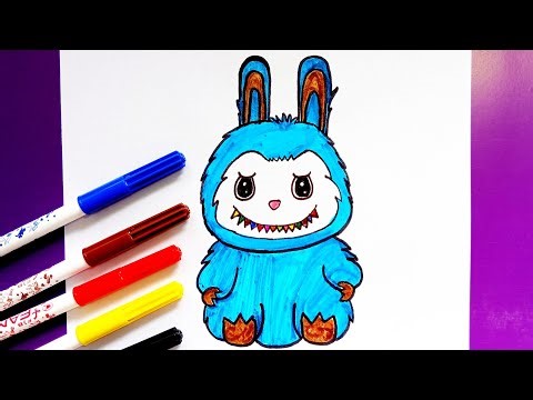 Labubu Drawing and Coloring for Kids | Easy Art Tutorial