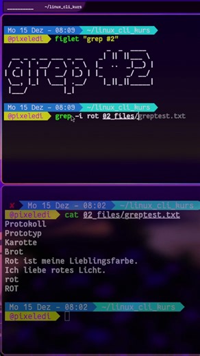 grep teil2 - Linux CLI daily