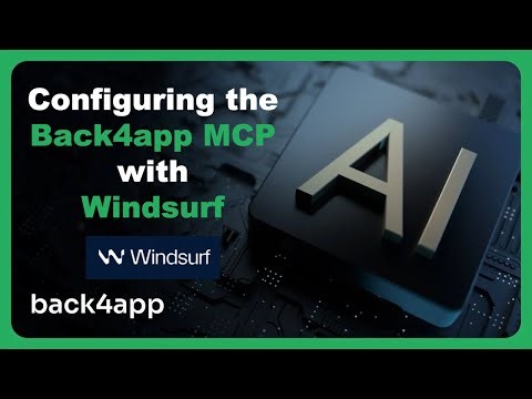 Installing the Back4app MCP on Windsurf