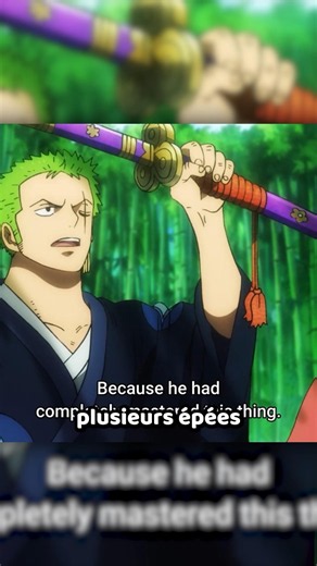 ILS UTILISENT le même STYLE de COMBAT que ZORO dans ONE PIECE