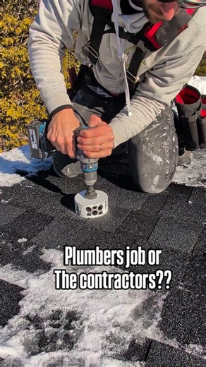 Your Favorite Contractor | In this video I demonstrate how to install a plumbing vent through the roof of a house the right way and I ask the watchers whose job they... | Instagram