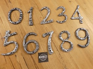 Cast Iron Numbers, Single Numbers, House Numbers, Craft Numbers, Large, Number, PICK #'S FROM 0-9 - by Midwest Craft House - Etsy