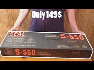 Airsoft SIG 550 Gun Review And Shooting Test!