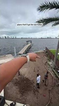 Mini Golf Adventure: Concrete Prepped Just in Time! #MiniGolf #ConstructionVlog