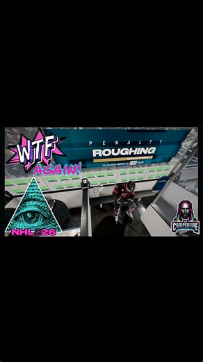 EA Strikes again! #nhl26 #nhl #hockey #easports #penalty #gaming