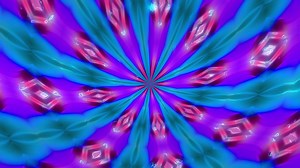Kaleidoscope with electric animation