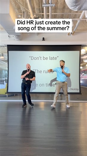 This HR training actually slaps ( See Pt. 1, 2 & 3 on our profile! ) #corporatehumor #officehumor | ClickUp