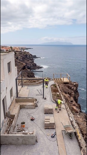 Middle Class Backyard Renovation on a Sea Cliff 🌊🏡 | Timelapse Transformation