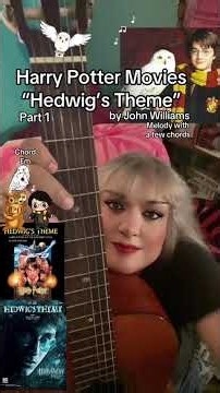 Hedwig’s Theme by John Williams from Harry Potter #easyguitartutorial #hedwigstheme