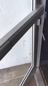 Glass Aluminum panic bar selection