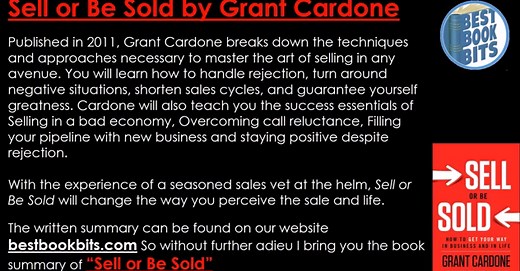 Grant Cardone: Sell or Be Sold Book Summary