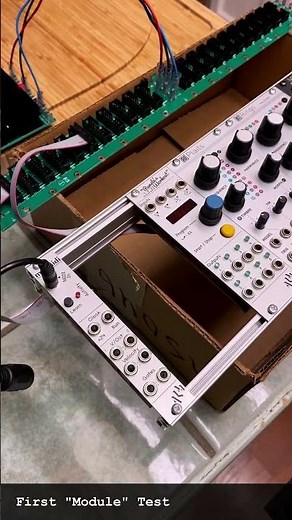 Powering the First Module #eurorack #modular #plaits