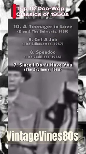 Top 10 Doo-Wop Classics of 1950s #shorts