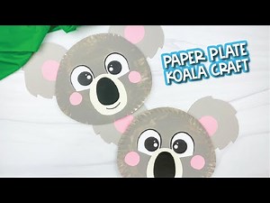 Paper Plate Koala Craft For Kids