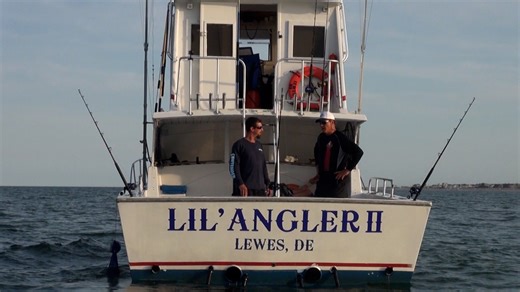 Florida kingfish erupt skyward as kite fishing tested (2 of 2)
