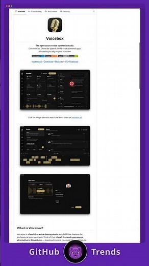 ElevenLabs Charges $99/Month — Voicebox Does It Free, Locally #Shorts #Voicebox #VoiceCloning