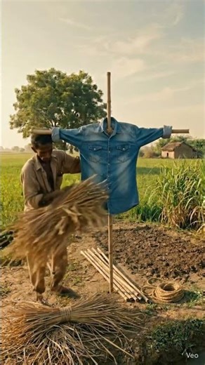 काक भगोड़ा 😄 #scarecrows #scarecrow