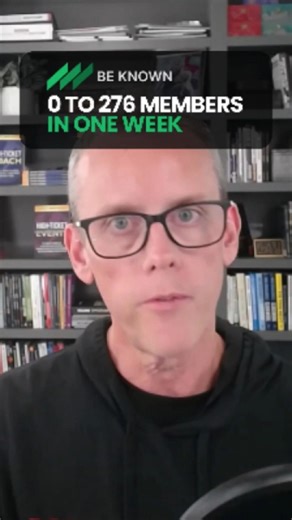 276 Members in 1 Week, Zero Funding, One Strategy