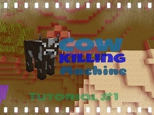 Minecraft PE Tutorial #1: Cow Killing Machine