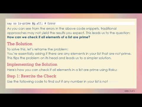 Are All Elements of a List Prime in Raku? Here’s How to Check!