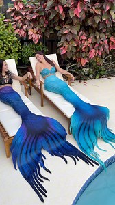 *straps on goggles* HEY! Wanna play mermaids with me? 🧜🏼‍♀️💦 #matchmyfreak #mermaids #mermaidtail #poolside #poolparty | Mermaid Jules