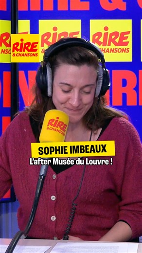 7.6K views · 92 reactions |  La Team du Rire avec aujourd’hui Sophie Imbeaux : L'after Musée du Louvre ! ⏰ Retrouvez le Morning du Rire en direct, du lundi au vendredi à 7h10 et 9h10.  Tous les podcasts sont disponibles sur l’application Rire et Chansons... Écoutez aussi RIRE & CHANSONS sur l’appli et les enceintes connectées  | Rire et Chansons | Facebook