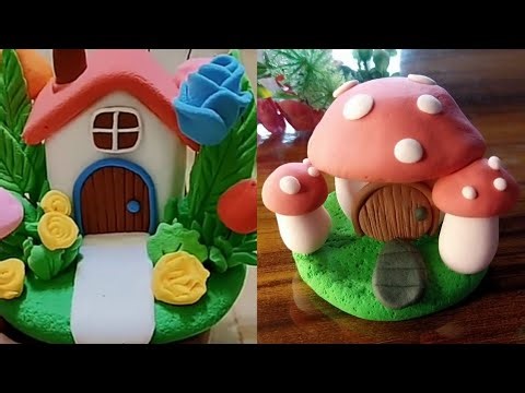 Dly Miniature house with super clay 🏡