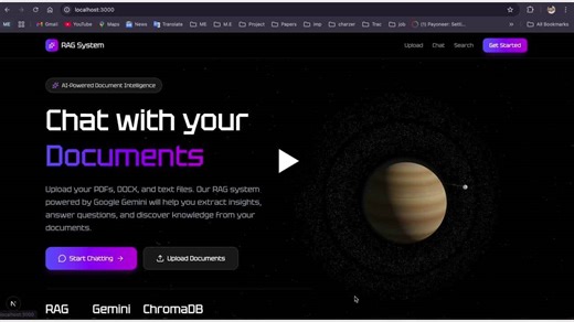 Chat with Docs: Personal RAG System for PDF/DOCX/TXT Files | Mohtasheem Ejaz posted on the topic | LinkedIn