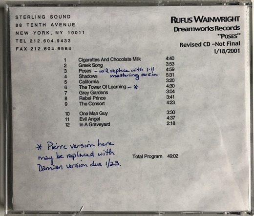 Rufus Wainwright - Poses