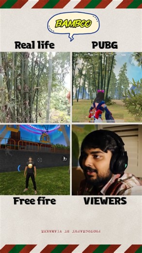 REAL LIFE VS PUBG VS FREE FIRE #pubgmobile #bgmi