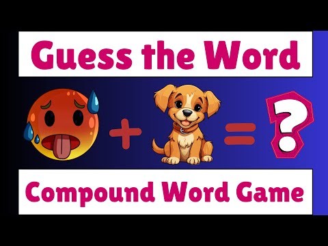 Guess the Word | Compound Word Quiz for Kids | Combine the Words and Make a New Word