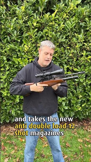 12 shot magazine in the BSA Ultra CLX Side Lever Air Rifle