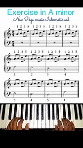 ‎I do this every day on my keyboard. I'm bringing it here because I know that it might help someone. 🎹 ‎#exercise #keyboard #fingers | New Page Music International