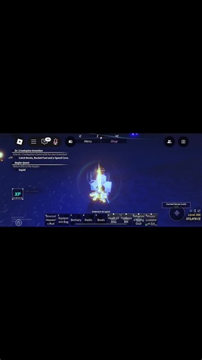 Catching Crowned Angler in Roblox Fisch