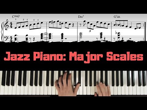 8 Ways to Practice Major Scales │Jazz Piano Lesson #49
