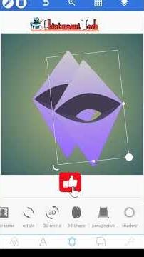 ✨ How to make 3D design in pixellab|#tool | #Pixellab | Chintamani tech