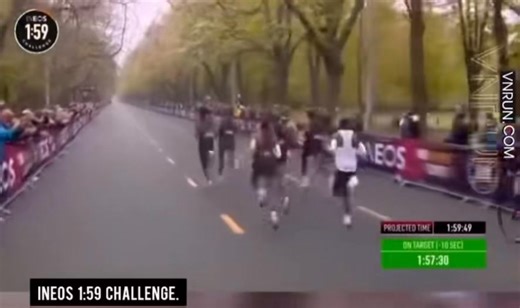220K views · 3.7K reactions | On October 12, 2019 in Vienna, Austria, Eliud Kipchoge did the unthinkable. At 8:15AM, he set out on a mission to do what no man had ever done before. 1:59.40 later, he crossed the finish line to make history as the first human to run a marathon in under 2 hours. Watch the intense and dramatic moment captured on video. ctto | Bohol International Marathon | Facebook